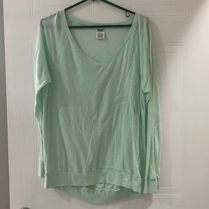 PINK mint green long sleeve